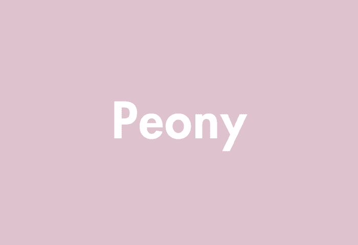 Peony meaning