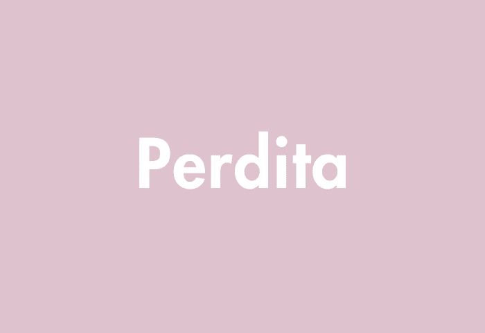 Perdita meaning