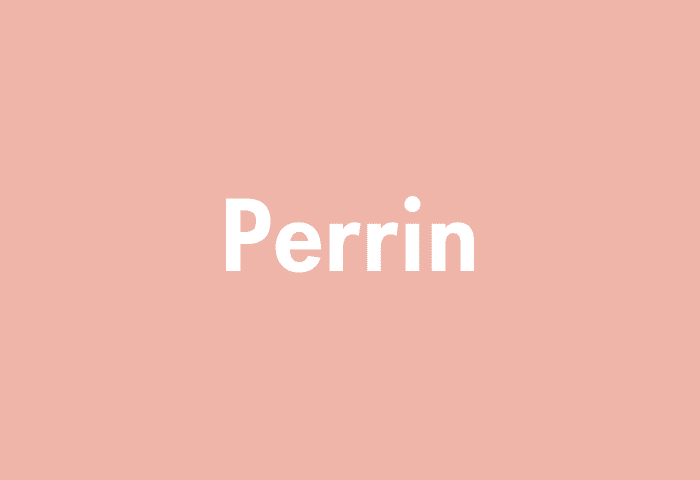 Perrin meaning