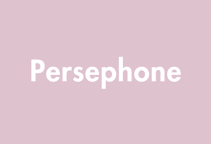 Persephone meaning