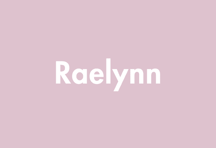 Raelynn meaning
