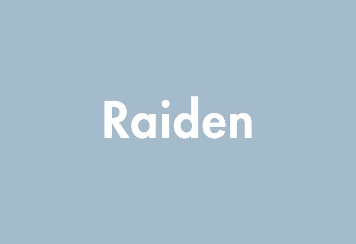 Raiden meaning