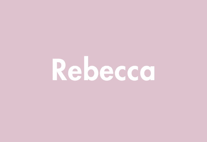 Rebecca meaning