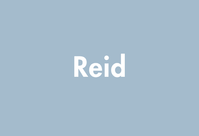 Reid meaning