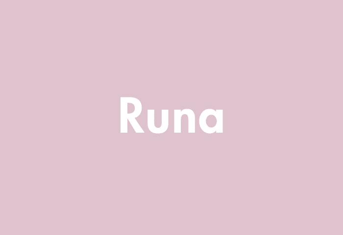 Runa meaning