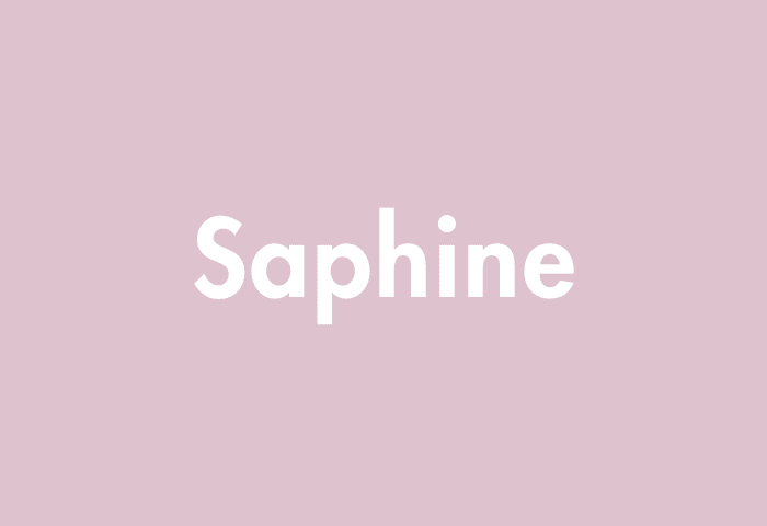 Saphine meaning