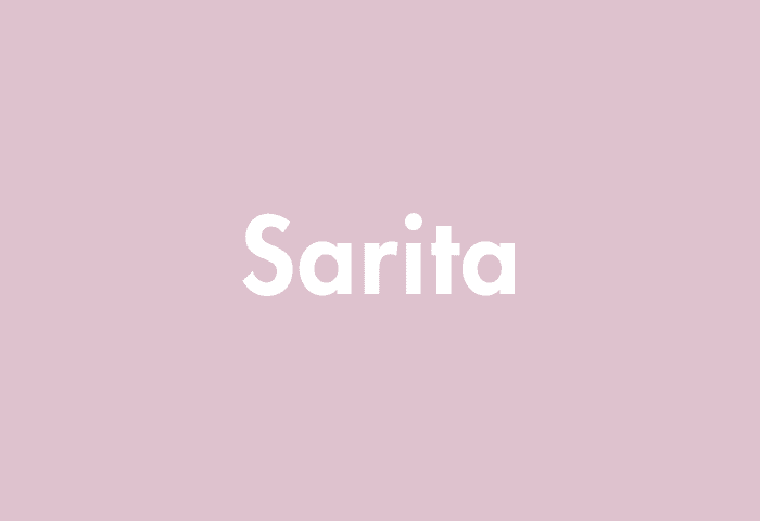 Sarita meaning