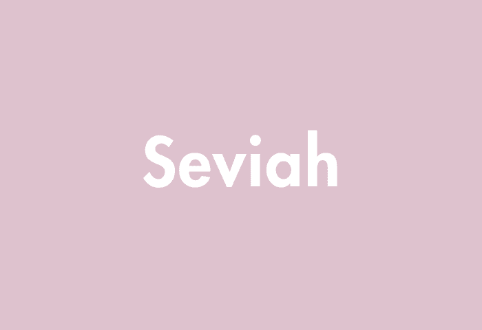 Seviah meaning
