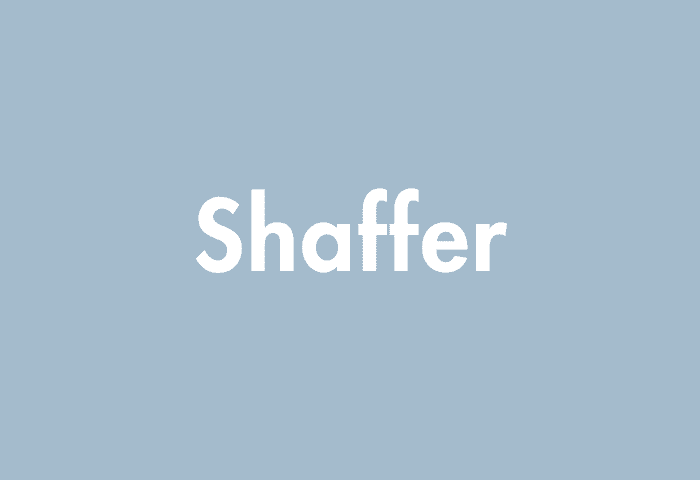 Shaffer meaning