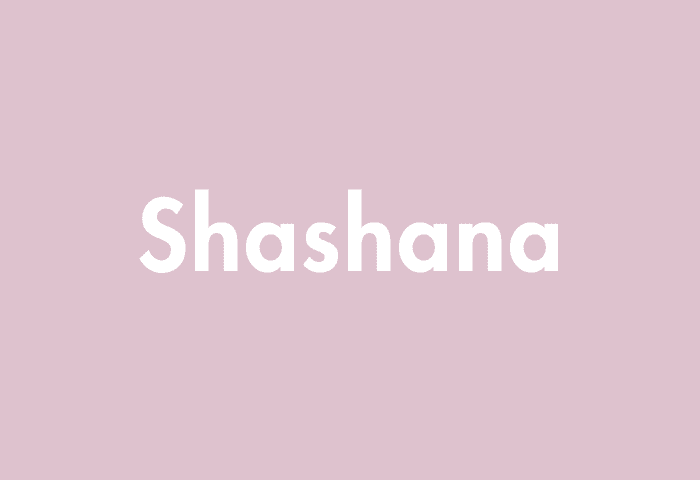Shashana meaning