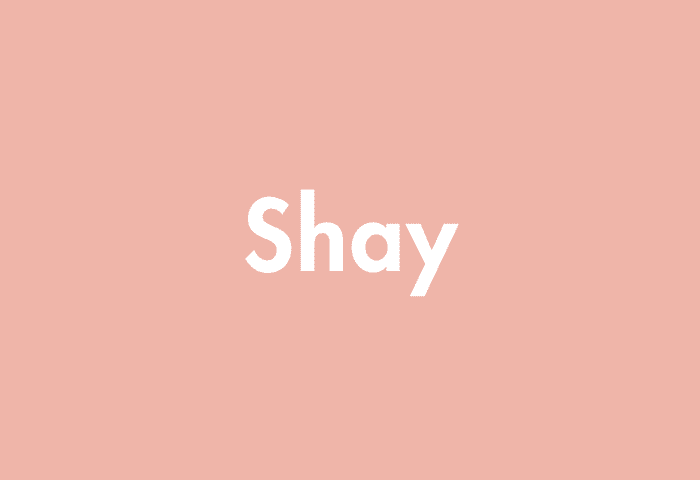 Shay meaning