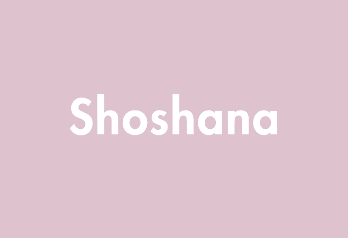 Shoshana meaning
