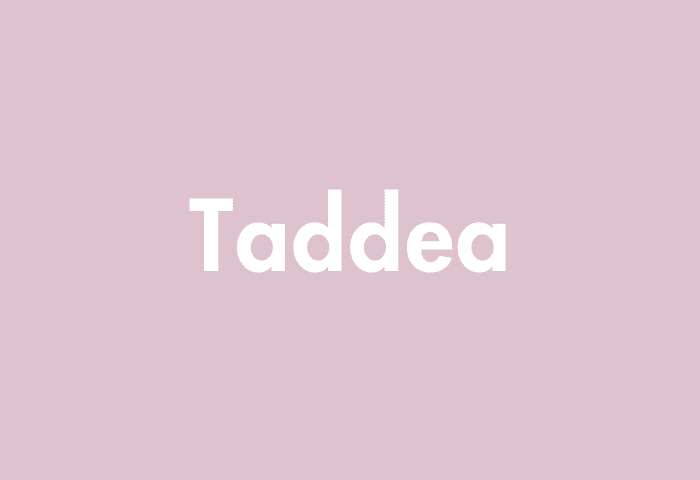 Taddea meaning