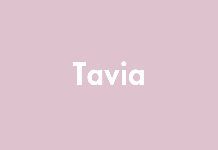 Tavia meaning