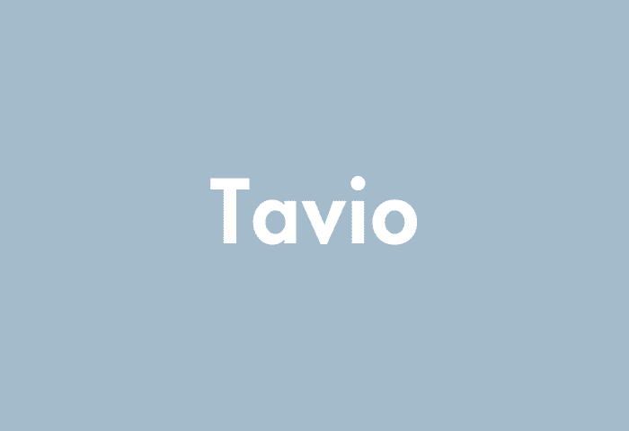 Tavio meaning
