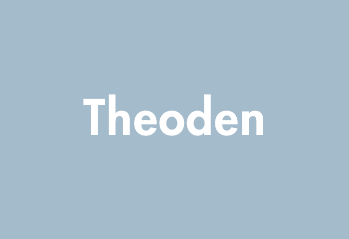 Theoden meaning