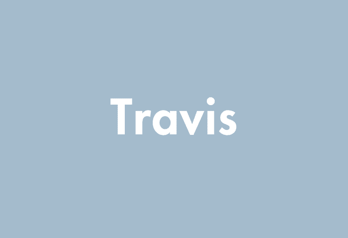Travis meaning