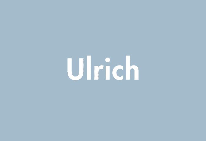 Ulrich meaning