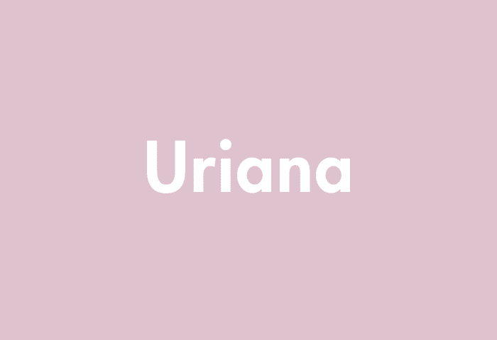 Uriana meaning
