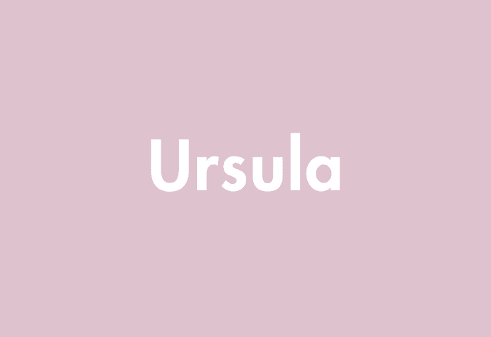 Ursula meaning