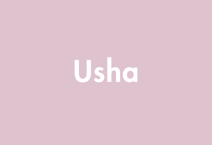 Usha meaning
