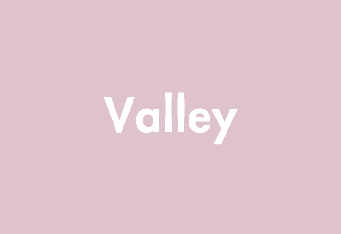 Valley meaning