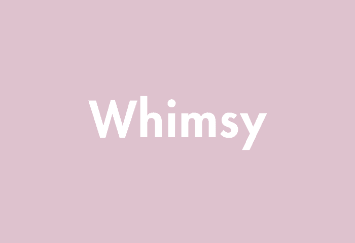 Whimsy meaning