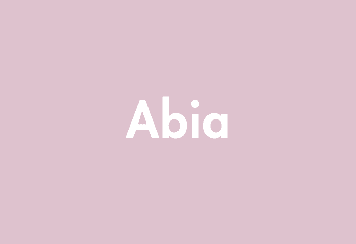 Abia meaning