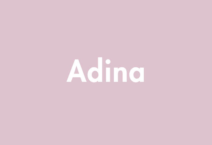 Adina meaning