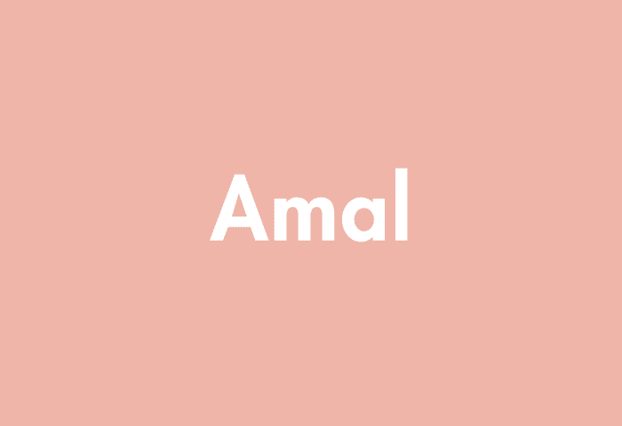 Amal meaning