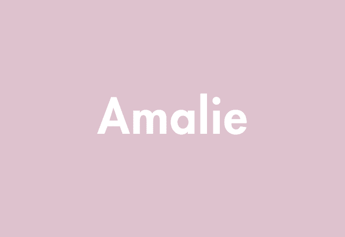 Amalie meaning