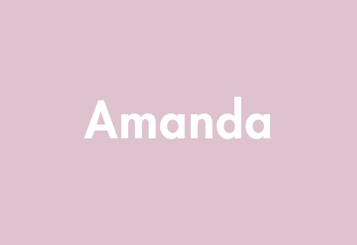 Amanda meaning