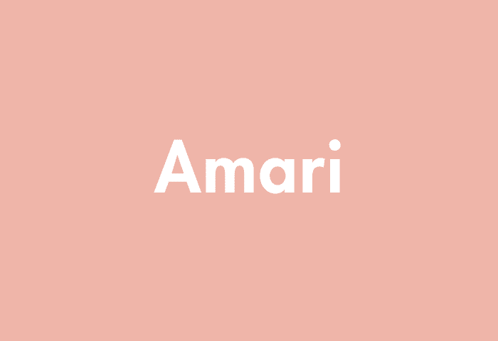 Amari meaning