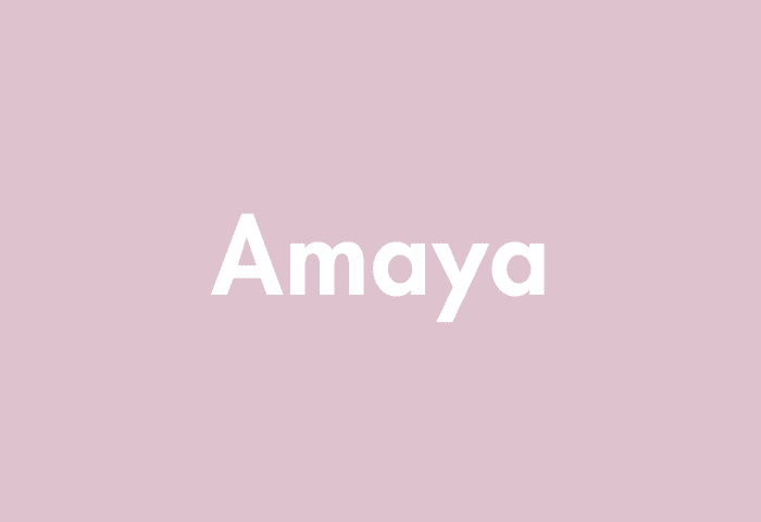 Amaya meaning
