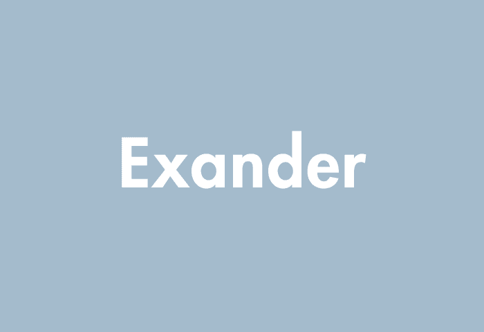 Exander meaning
