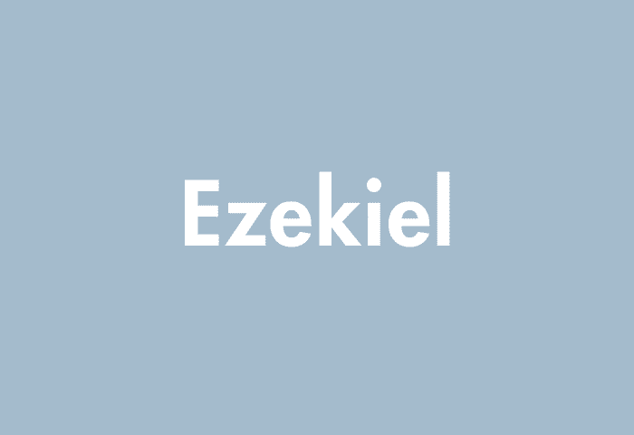Ezekiel meaning
