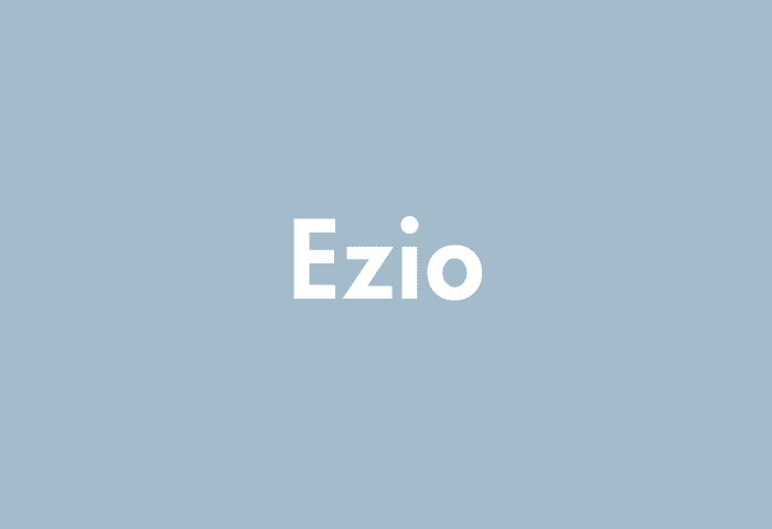 Ezio meaning