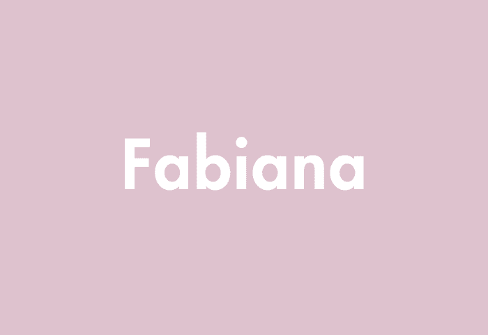 Fabiana meaning