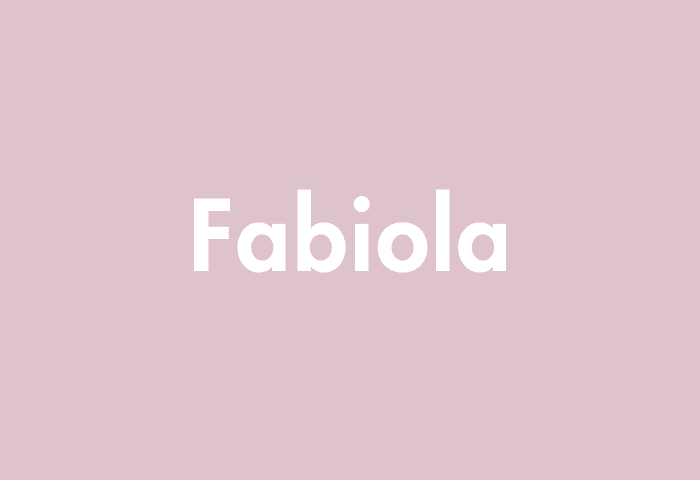 Fabiola meaning