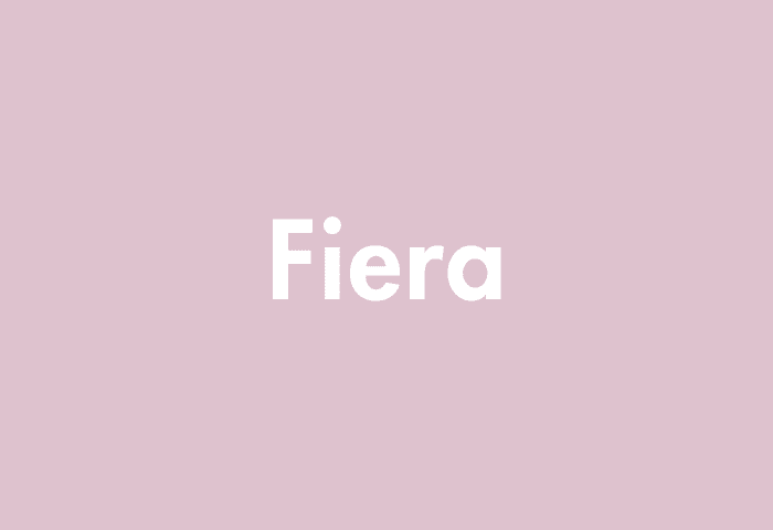 Fiera meaning
