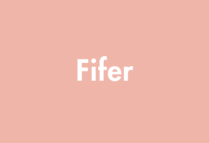 Fifer meaning