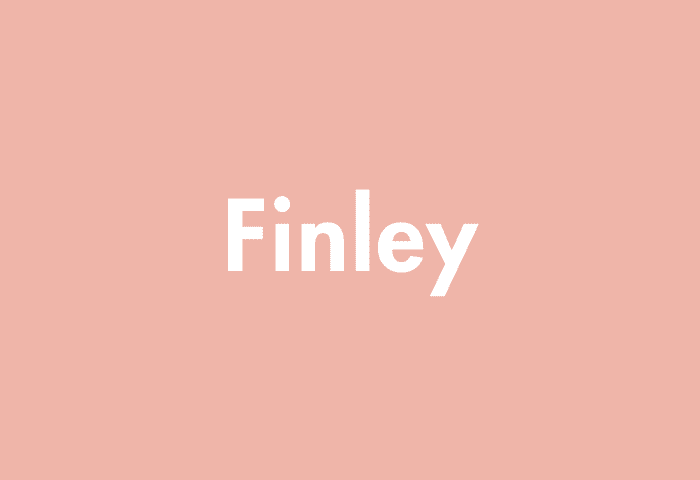 Finley meaning