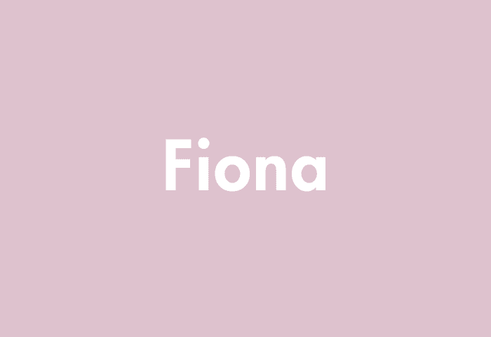 Fiona meaning