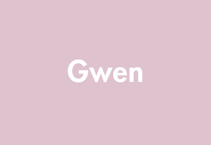 Gwen meaning