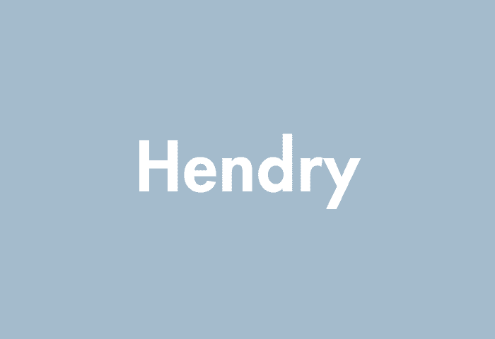 Hendry meaning