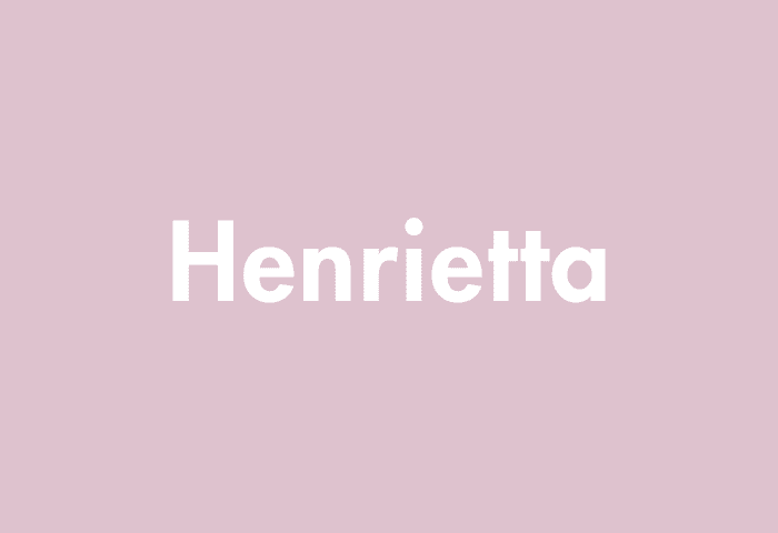 Henrietta meaning
