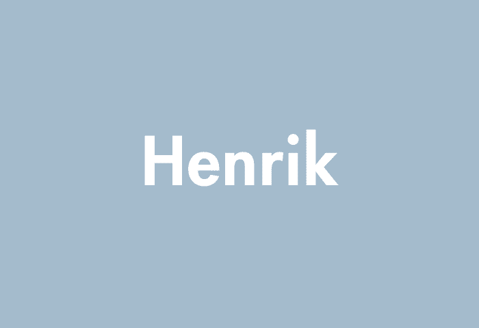 Henrik meaning