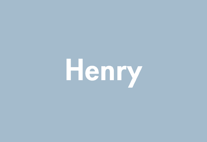 Henry meaning
