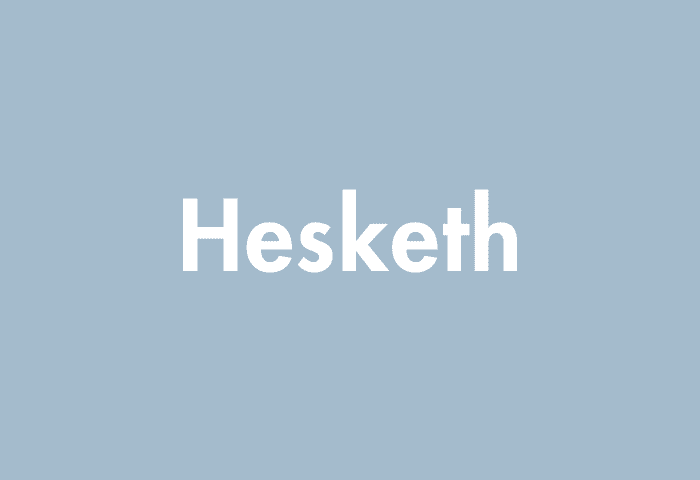 Hesketh meaning