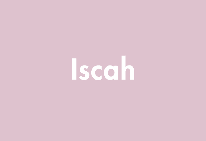 Iscah meaning